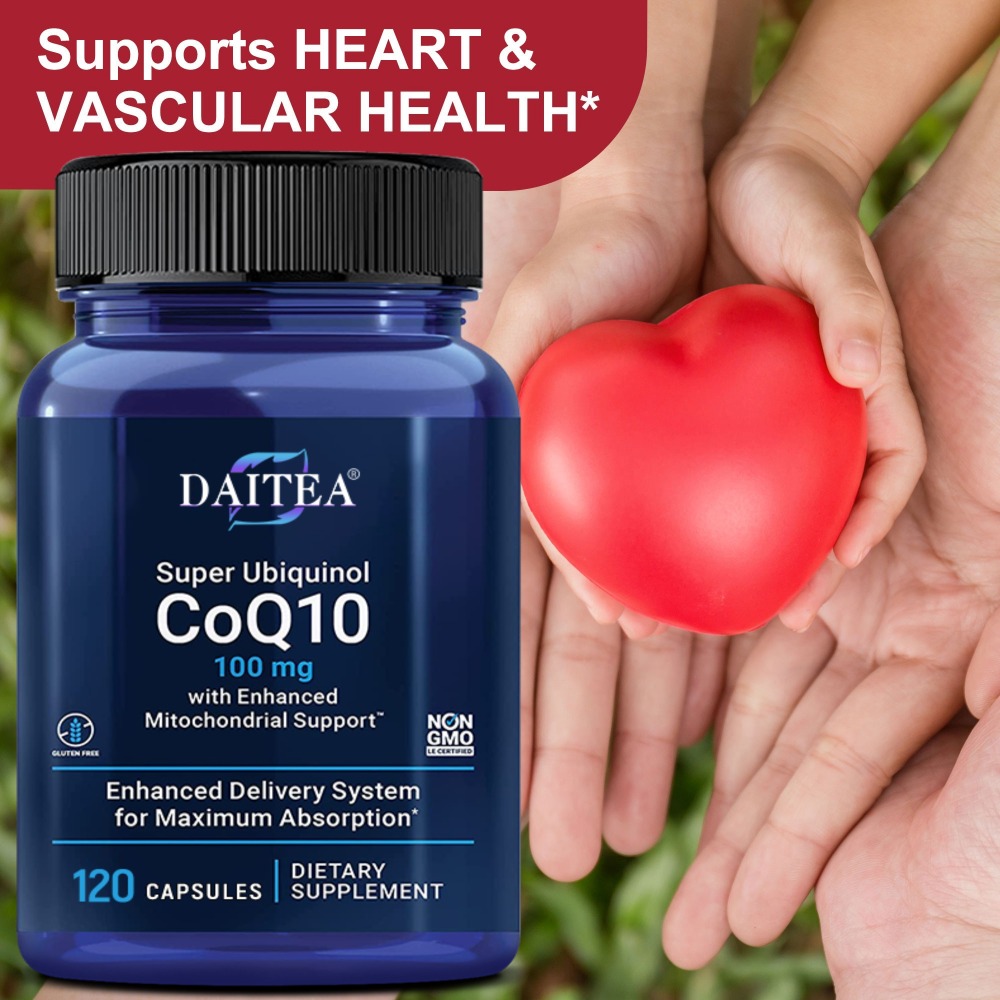 Coq10 Ubiquinol Softgel - Ubiquinol 100mg CoQ10, Salud del Corazón,