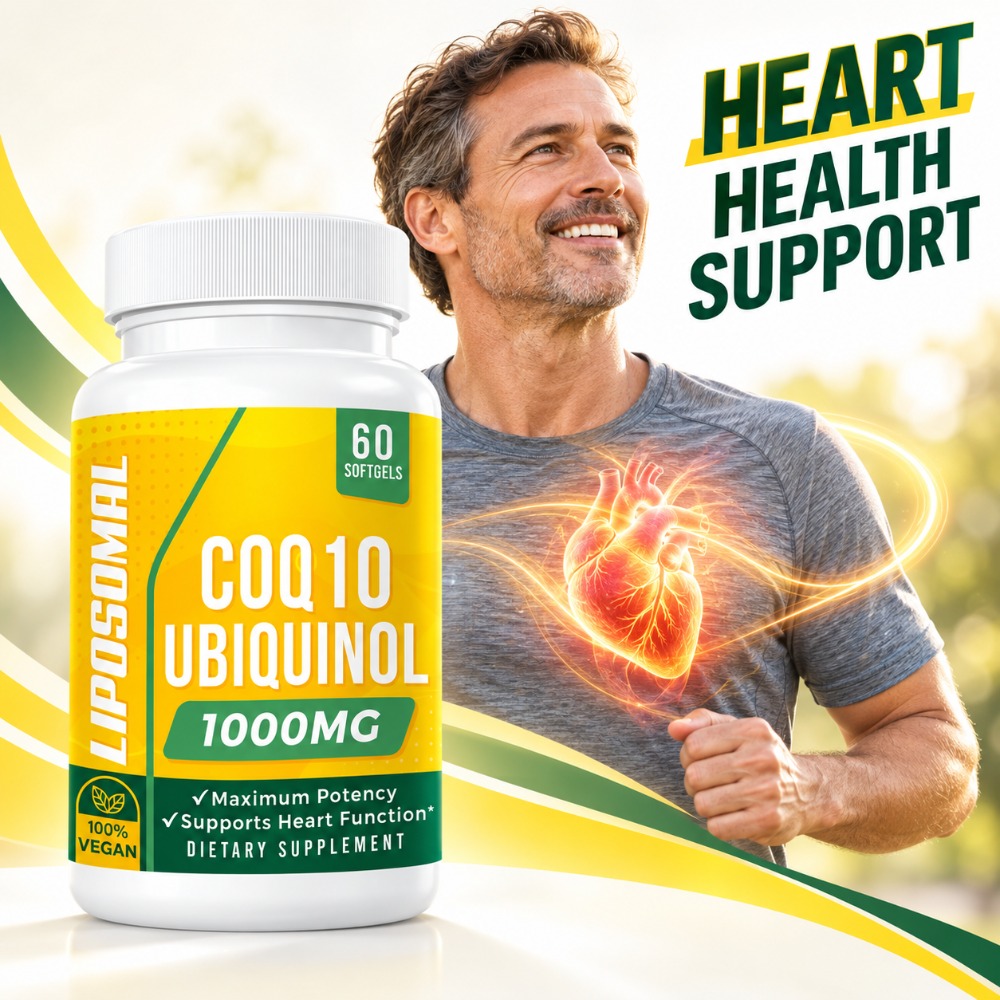 Coq10 Ubiquinol Softgel - Cápsulas blandas de CoQ10 Ubiquinol para