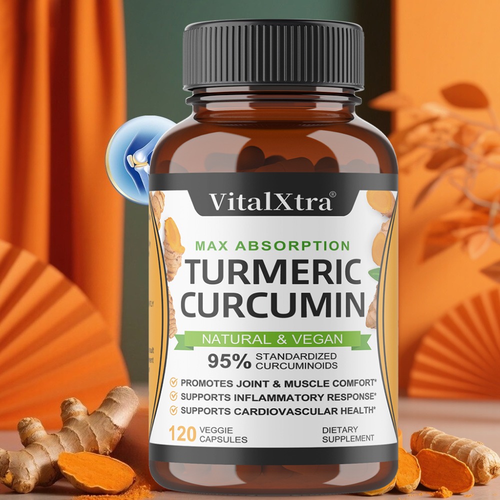 Turmeric Curcumin Capsule - Cápsulas de Cúrcuma con Curcumina y