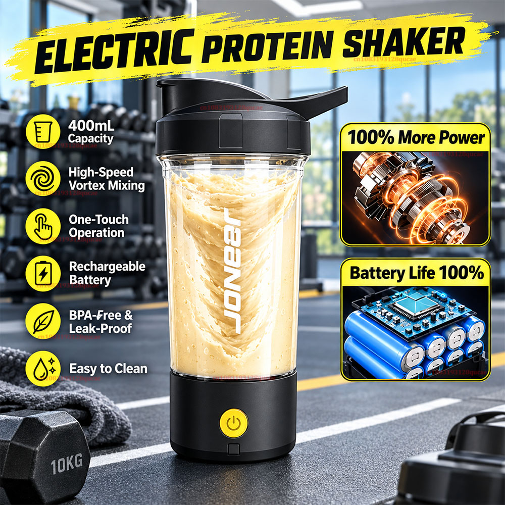 Nutrition And Fitness - Botella Mezcladora de Proteínas Eléctrica 2026,