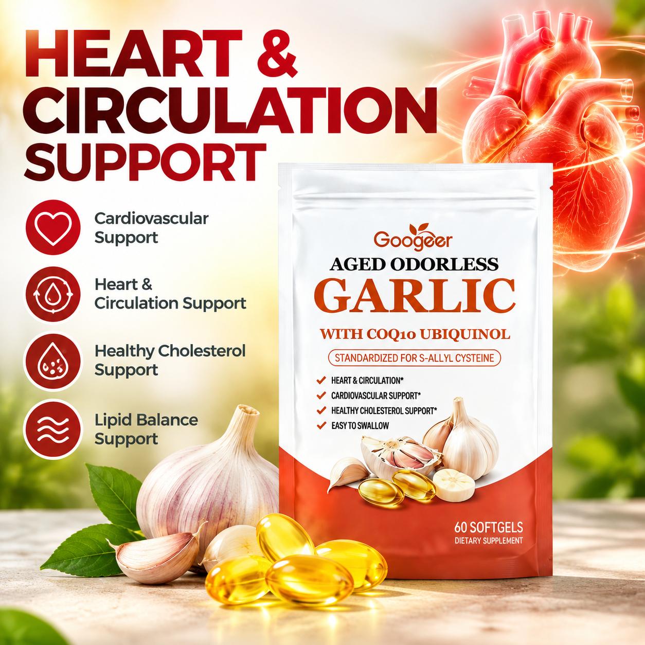 Cápsulas blandas de ajo sin ol - Coq10 Ubiquinol Softgel reseña y precio