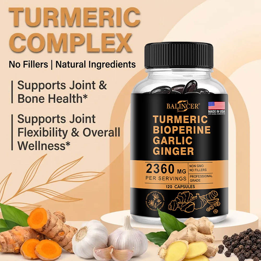 Cápsulas de Cúrcuma y Jengibre - Turmeric Curcumin Capsule reseña y precio