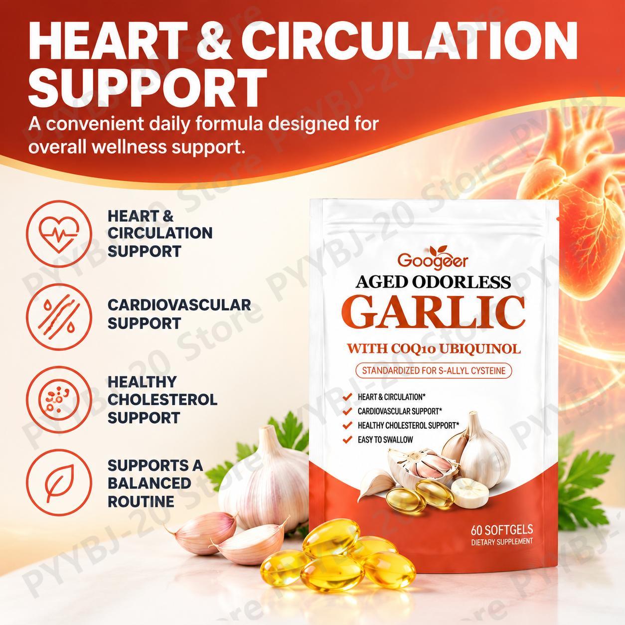 Googeer Cápsulas blandas de aj - Coq10 Ubiquinol Softgel reseña y precio