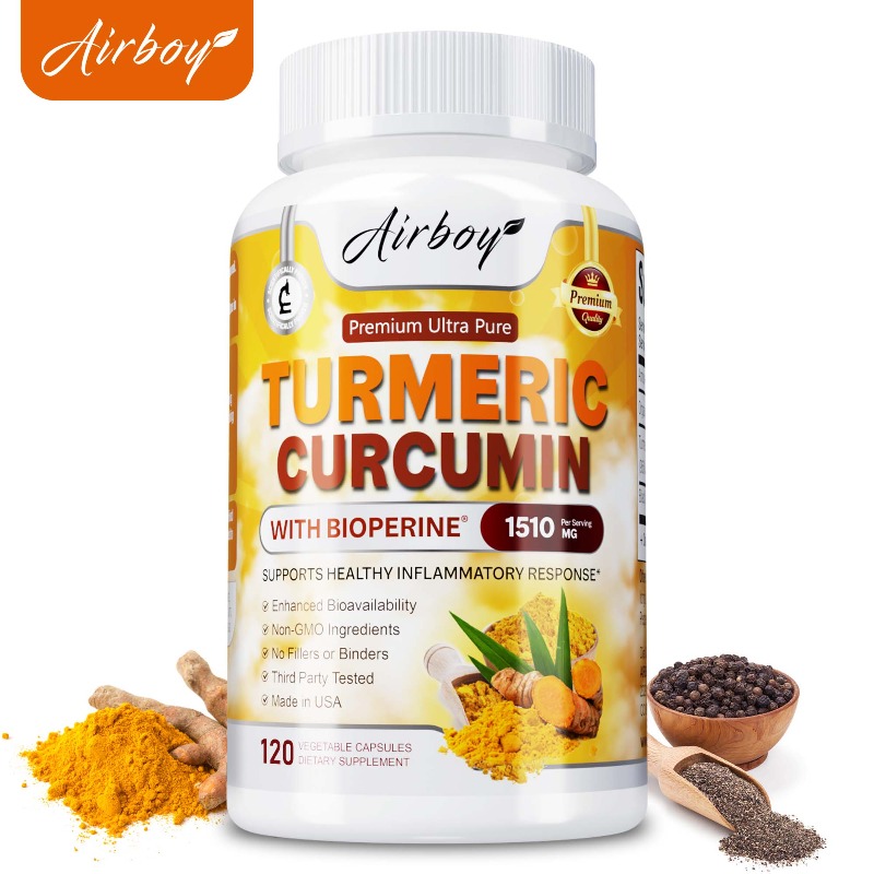 Cápsulas de Cúrcuma - Promueve - Turmeric Curcumin Capsule reseña y precio