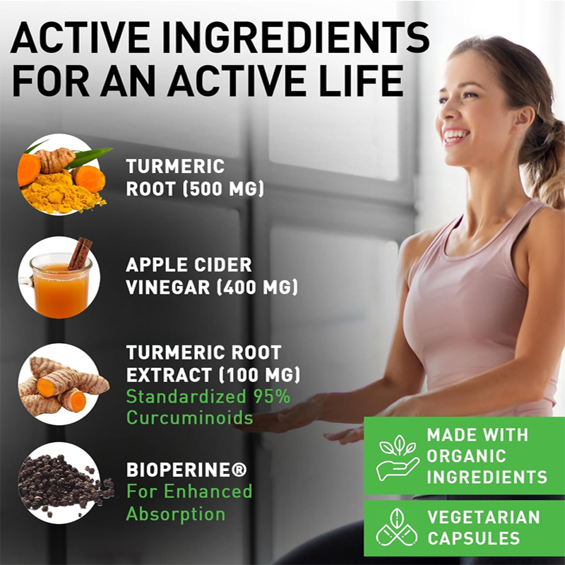 Polvo de Raíz de Cúrcuma Orgán - Turmeric Curcumin Capsule reseña y precio