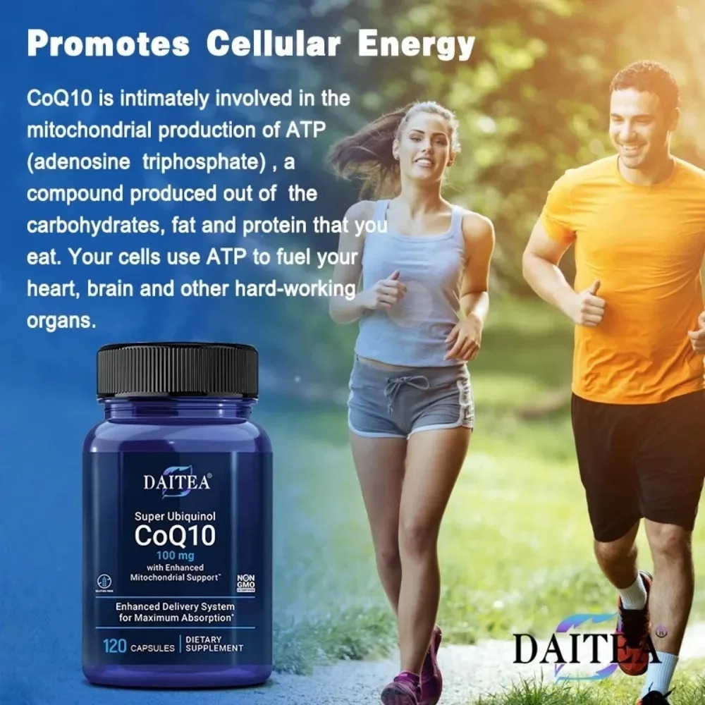 Ubiquinol 100mg CoQ10, Salud d - Coq10 Ubiquinol Softgel reseña y precio