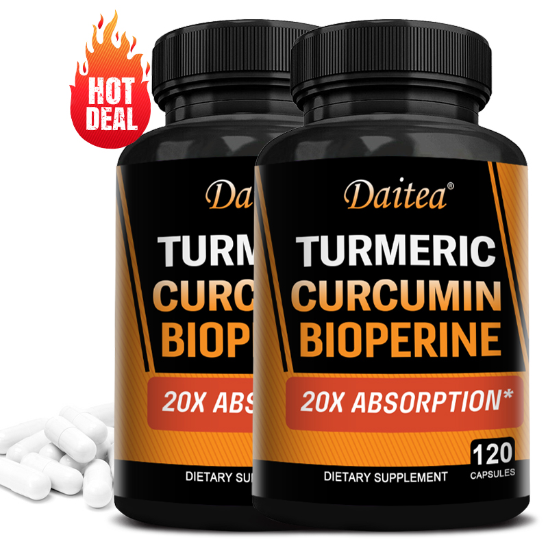 Cápsulas de Cúrcuma con Curcum - Turmeric Curcumin Capsule reseña y precio