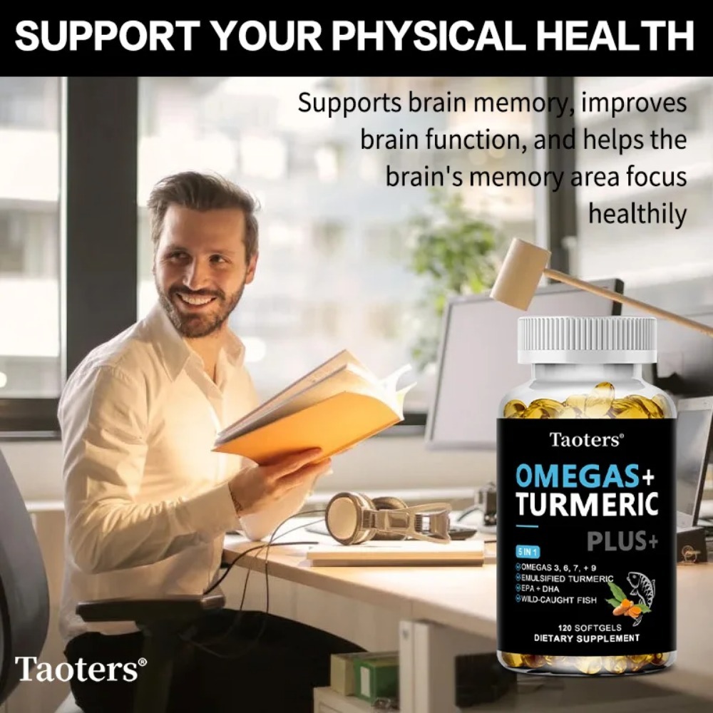 Suplemento Omega 3 6 9 Plus -  - Turmeric Curcumin Capsule reseña y precio