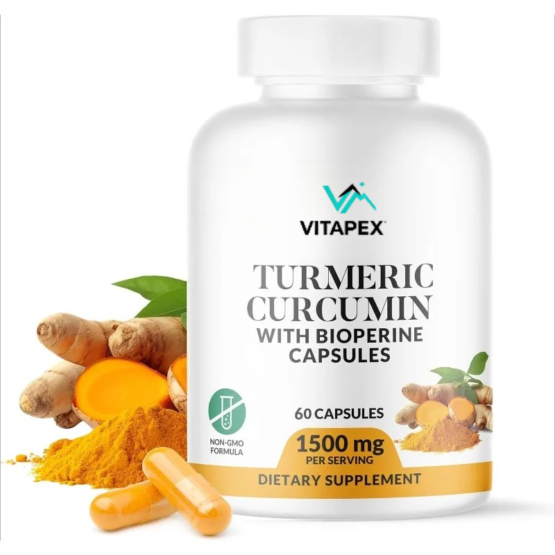 Cúrcuma, Curcumina y BioPerine - Turmeric Curcumin Capsule reseña y precio